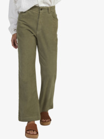 7 Womens Jarvis Corduroy Trousers Beige URJNP03046 Roxy