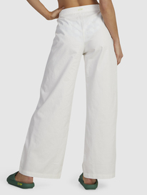 roxy, Comfy - Pantalon palazzo pour Femme, BLANC DE BLANC (wbv0) Comfy - Palazzo Trousers for Women URJNP03058