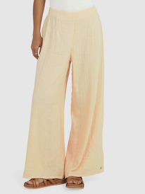 6 Womens Shimae Cropped Palazzo Trousers Pink URJNP03063 Roxy
