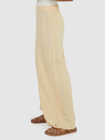 11 Womens Shimae Cropped Palazzo Trousers Pink URJNP03063 Roxy