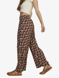 9 Womens Aloha Sessions Palazzo Pants Red URJNP03066 Roxy