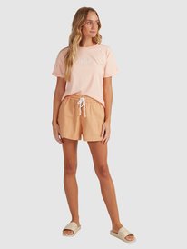 6 Lekeitio Beach Non-Denim Shorts Brown URJNS03022 Roxy