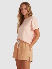 4 Lekeitio Beach Non-Denim Shorts Brown URJNS03022 Roxy