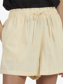 6 Place To Be 6" Knit Shorts Beige URJNS03035 Roxy