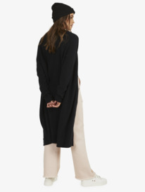 roxy, Womens Infinite Vacation Midi Length Cardigan, ANTHRACITE (kvj0) INFINITE VACATION URJSW03022