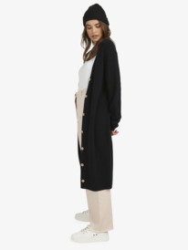 5 Womens Infinite Vacation Midi Length Cardigan Black URJSW03022 Roxy