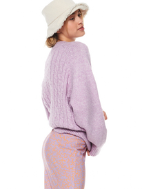 1 Womens Crossroads Cable Crew Neck Sweater  URJSW03024 Roxy