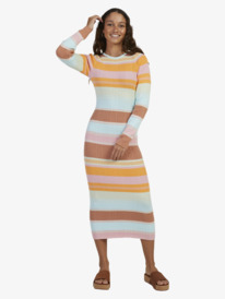 6 Womens Playa Morning Jumper Dress Blue URJSW03027 Roxy