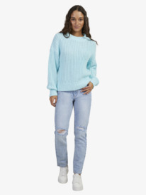 10 Womens Coming Home Jumper Blue URJSW03028 Roxy