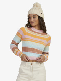 7 Womens Playa Morning Jumper Blue URJSW03030 Roxy