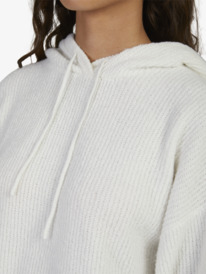 3 Womens Secret Sands Hooded Jumper White URJSW03037 Roxy