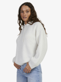 2 Womens Secret Sands Hooded Jumper White URJSW03037 Roxy