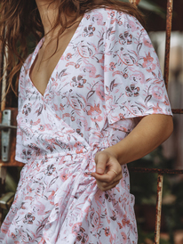 2 Sunset Kiss Wrap Dress  URJWD03128 Roxy