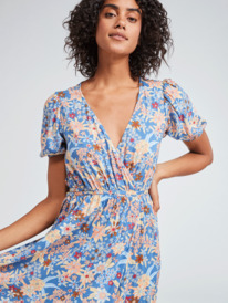 0 Womens Slow Down Song Maxi Dress Blue URJWD03136 Roxy