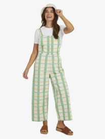 6 Womens Sweet Note Printed Jumpsuit Green URJWD03144 Roxy