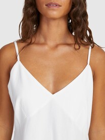 15 Womens Santorini Slip Dress White URJWD03145 Roxy