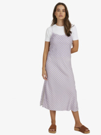 7 Womens Heatwave Midi Dress Beige URJWD03149 Roxy