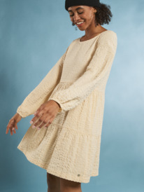 2 Womens Trapeze Breeze Mini Dress Beige URJWD03150 Roxy