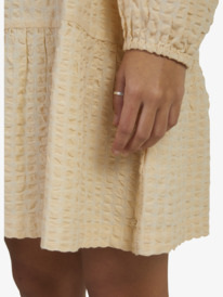 13 Womens Trapeze Breeze Mini Dress Beige URJWD03150 Roxy
