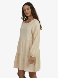 11 Womens Trapeze Breeze Mini Dress Beige URJWD03150 Roxy