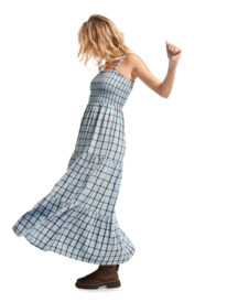 4 Womens Sunnier Shores Midi Dress Blue URJWD03157 Roxy