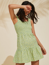 2 Womens Rosie Waves Mini Dress Green URJWD03163 Roxy