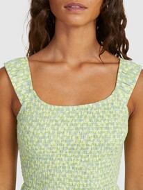 10 Womens Rosie Waves Mini Dress Green URJWD03163 Roxy