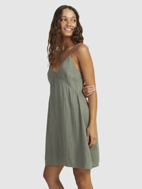 9 Womens Santorini Mini Slip Dress Green URJWD03167 Roxy