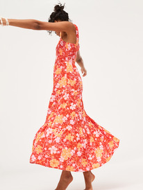 5 Womens Rosie Waves Maxi Dress Red URJWD03168 Roxy