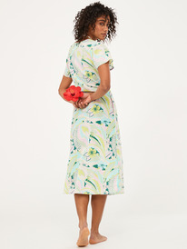 Indigo Sand - Wrap Midi Dress for Women  URJWD03170