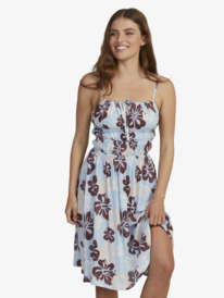 0 Womens Aloha Sessions Midi Slip Dress Blue URJWD03186 Roxy