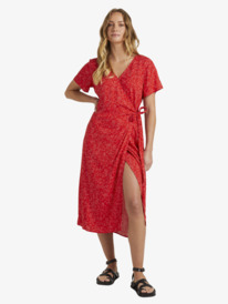 INDIGO SAND WRAP DRESS  URJWD03202