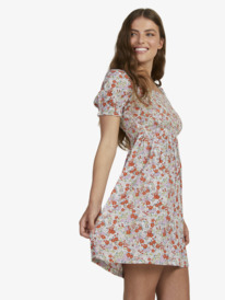 3 Womens Hello Petal Mini Dress Orange URJWD03205 Roxy