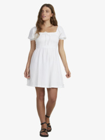 1 Womens Hello Mini Again Dress White URJWD03206 Roxy