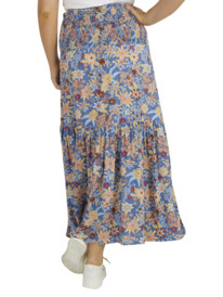 roxy, Womens Remember The Time Maxi Skirt, BIJOU BLUE NEW TROPICS DITSY (bng6) REMEMBER THE TIME URJWK03035