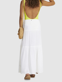 11 Womens Remember The Time Maxi Skirt White URJWK03039 Roxy