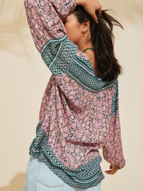 Poolside Plans - Long Sleeve Top for Women  URJWT03109