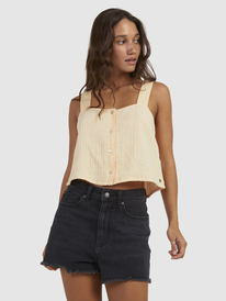 7 Womens Shimae Cropped Top Pink URJWT03112 Roxy