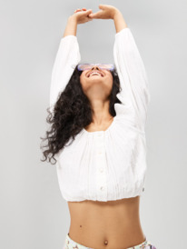 5 Womens Summer Sessions Long Sleeve Crop Top White URJWT03114 Roxy