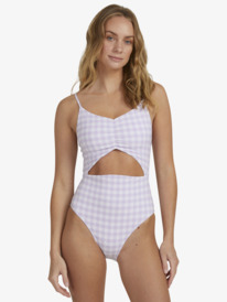 1 Heart The Check - Maillot de bain une pièce pour Femme Violet URJX103036 Roxy