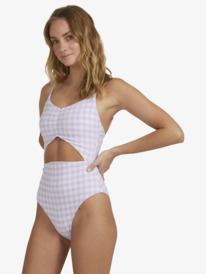 3 Heart The Check - Maillot de bain une pièce pour Femme Violet URJX103036 Roxy