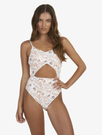 3 Sunset Kiss One-Piece Swimsuit White URJX103038 Roxy