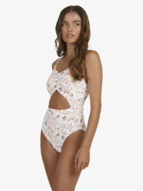 5 Sunset Kiss One-Piece Swimsuit White URJX103038 Roxy