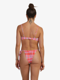 roxy, Womens Tartan Times Underwired Bikini Top, TARTAN TIMES SETTING SUN (nmb8) TARTAN TIMES UW BRALETTE URJX303079