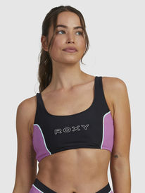 roxy, Womens Ace Bralette Bikini Top, ANTHRACITE (kvj0) ACE BRALETTE URJX303080