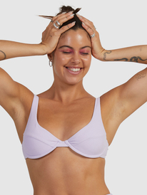 2 Mimi Bralette Bikini Top Purple URJX303081 Roxy