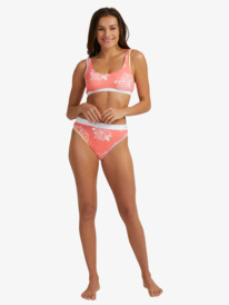 12 Rocky Rights - High Waist Bikiniunterteil für Frauen Rosa URJX403039 Roxy