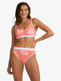 2 Rocky Rights - High Waist Bikiniunterteil für Frauen Rosa URJX403039 Roxy