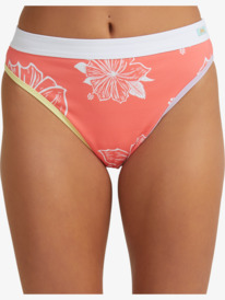 5 Rocky Rights - High Waist Bikiniunterteil für Frauen Rosa URJX403039 Roxy