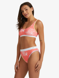 9 Rocky Rights - High Waist Bikiniunterteil für Frauen Rosa URJX403039 Roxy